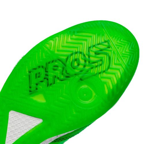 Chuteira Futsal Umbro Pro 5 Bump STP Verde/Laranja