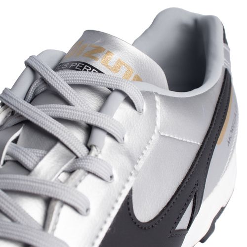 Chuteira Mizuno Morelia Classic Society Prata/Preto