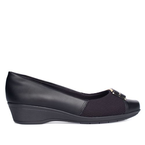 Sapato Feminino Comfortflex Anabela Preto