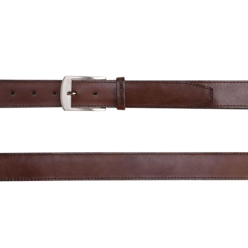 Cinto Masculino Democrata Couro 0539FIT-002 Marrom Escuro