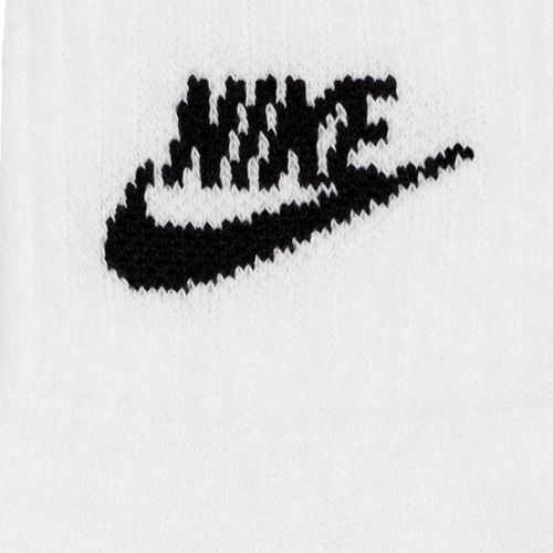 Meia Unissex Nike c/ 3 Pares Cano Médio Branco