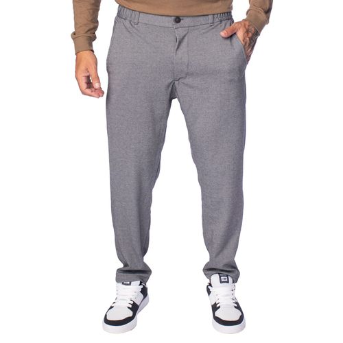 Calça Masculina Dixie Moletinho Slim Cinza Escuro