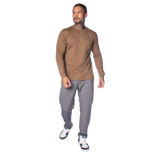 Calça Masculina Dixie Moletinho Slim Cinza Escuro