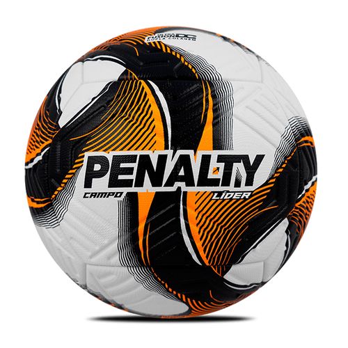 Bola Campo Penalty Líder XXI Ultra Fusion DC Preto/Laranja