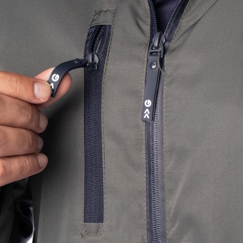 Jaqueta Masculina Gangster Corta Vento Capuz Verde Escuro