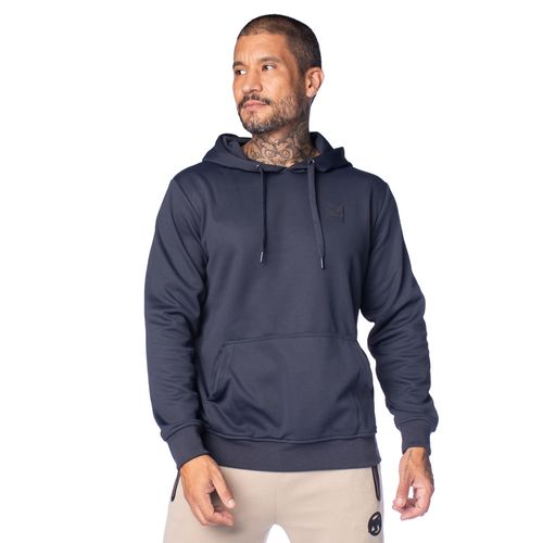 Moletom Masculino Red Nose Canguru Logo Relevo Marinho