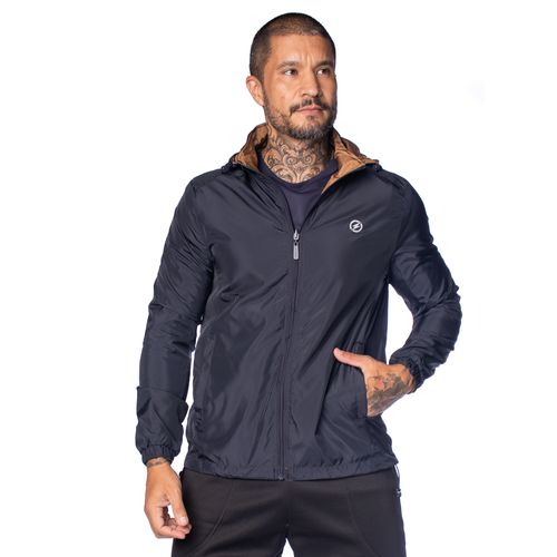 Jaqueta Masculina Openshock Corta Vento Reversível Marinho