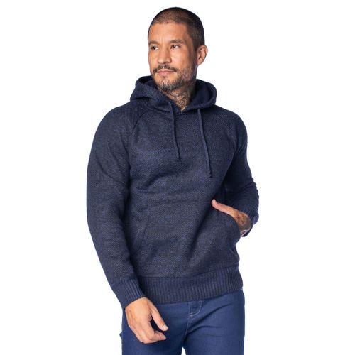 Suéter Masculino Red Nose Textura Frontal Canelado Marinho