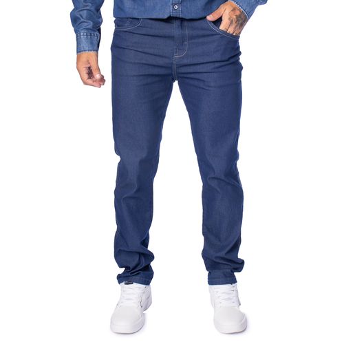 Calça Masculina Preston Ice Reta Jeans Azul