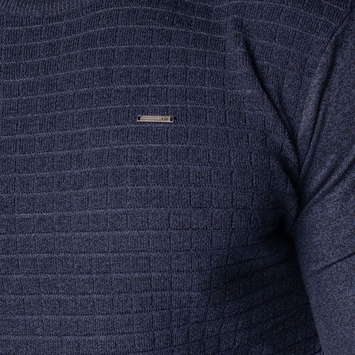 Suéter Masculino Dixie Tricot Texturizado Marinho