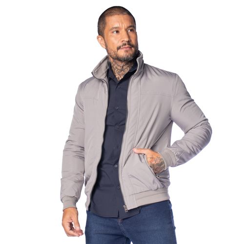 Jaqueta Masculina Dixie Bomber Cinza