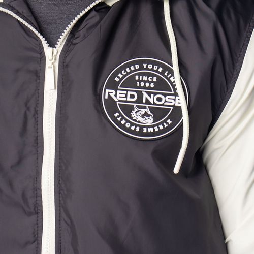 Jaqueta Masculina Red Nose Bomber Capuz Preto/Areia