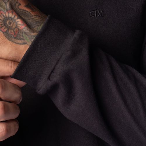 Camisa Masculina Dixie Tecido Macio Ribana Preto