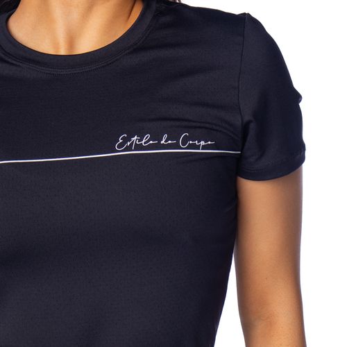 Blusa Feminina Estilo do Corpo Dry Preto