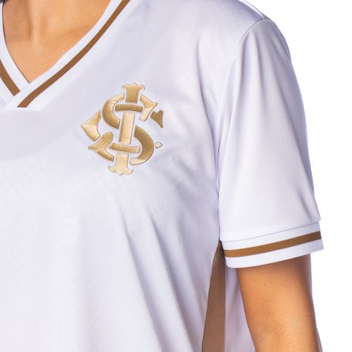 Camiseta Feminina Betel Internacional Gold Branco