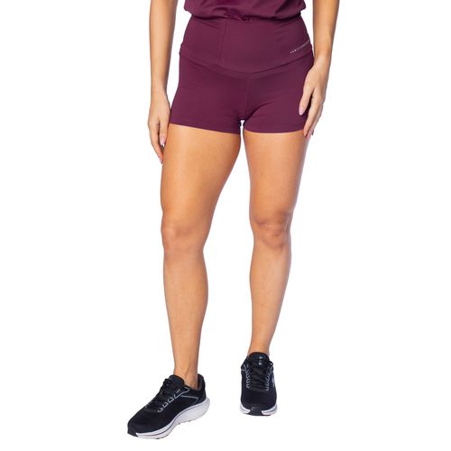 Short Feminino Estilo do Corpo Microfibra Bordô