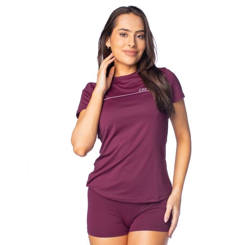 Blusa Feminina Estilo do Corpo Dry Bordô