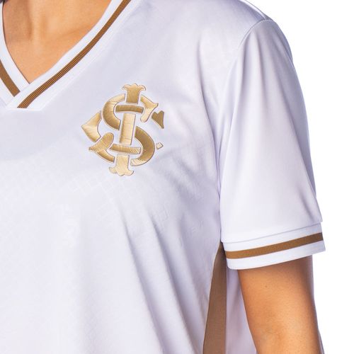 Camiseta Feminina Betel Internacional Gold Branco