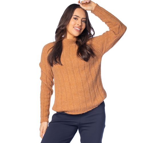 Blusa Feminina Biamar Tricot Caramelo