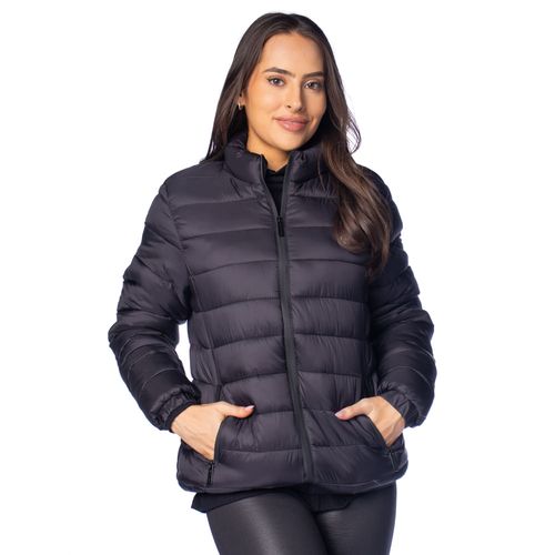 Jaqueta Feminina Open Shock Puffer Preto