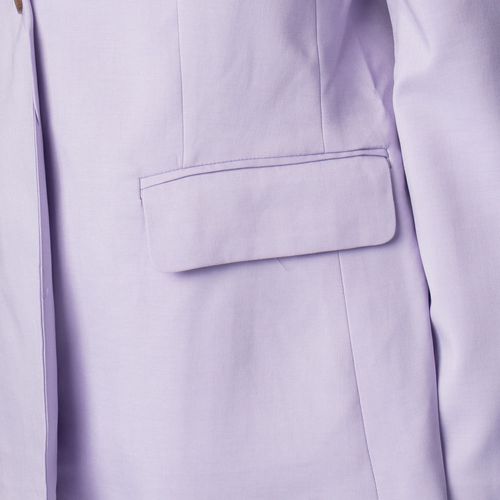 Blazer Feminino Facinelli Estruturado Lilás