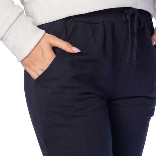 Calça Feminino Rechsul Jogger Interior Peluciado Preta