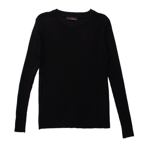 Suéter Feminino Sea Surf Plus Size Gola Careca Preto