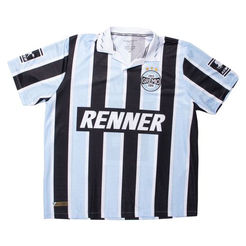 Camisa Grêmio Plus Size Retrô Libertadores 1995 Betel Azul