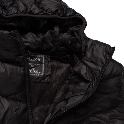Jaqueta Masculina Delkor Plus Size Puffer Preta