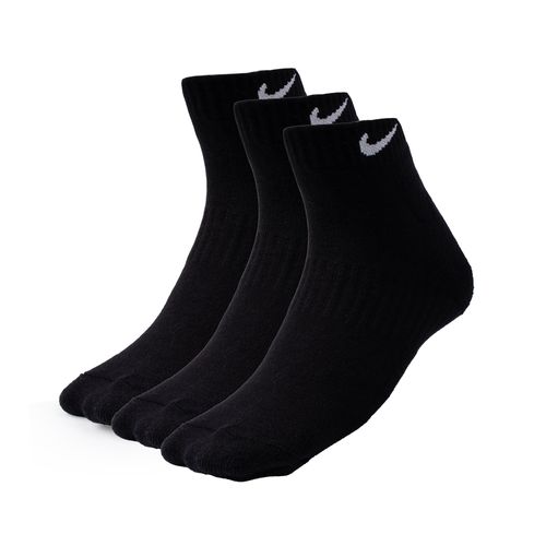 Meia Unissex Nike Cushion Cano Médio com 3 Pares Preto