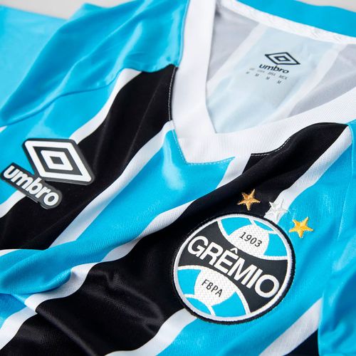 Camisa Feminina Umbro Grêmio Azul/Preto