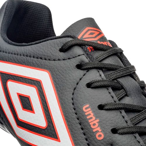 Chuteira Umbro de Campo Class Footballer Preto/Vermelho