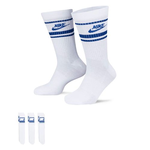 Meia Unissex Nike Everyday Cano Longo Dri-Fit Branco Preto