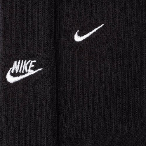 Meia Unissex Nike Everyday Cano Médio com 2 Pares Preto