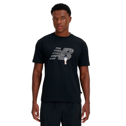 Camiseta Masculina New Balance Chalk Board Preto