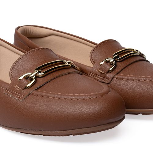 Mocassim Feminino Modare Corrente Napa Marrom