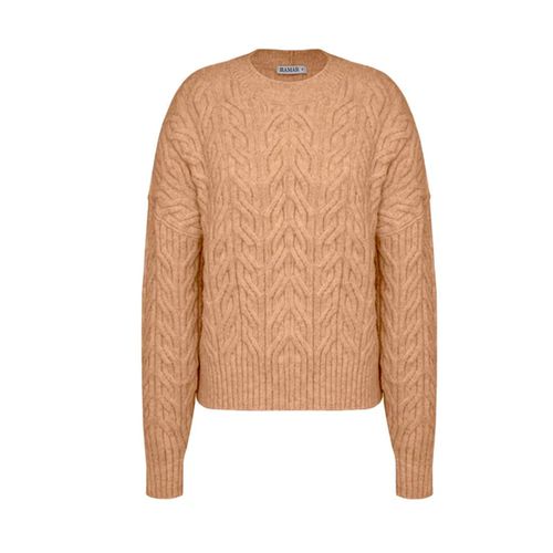 Blusa Feminina Biamar Tricot Trançado Caramelo