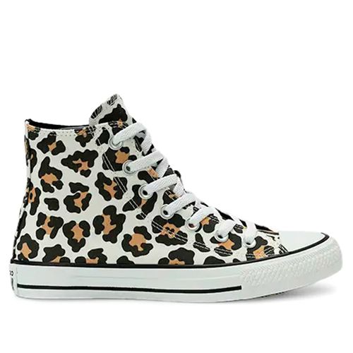 Tênis Feminino Converse Taylor All Star Animal Print Bege