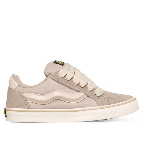 Tênis Unissex Mad Rats Bulky Classic 90 Couro Areia