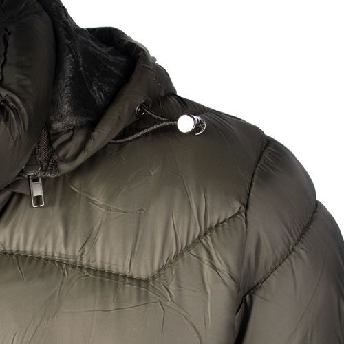 Jaqueta Feminina Facinelli Puffer Capuz Removível Verde