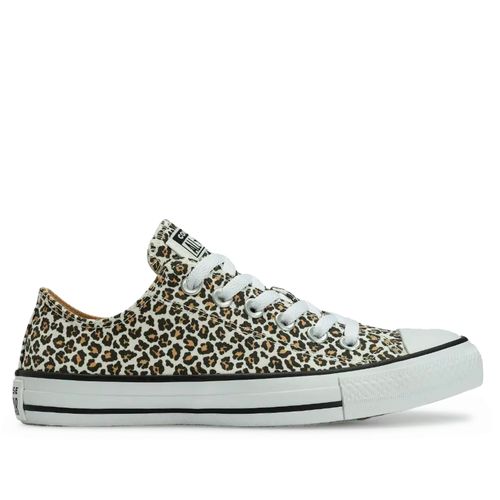 Tênis Feminino Converse Taylor All Star Animal Print Bege