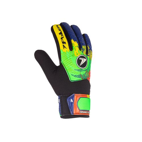 Luva de Goleiro Infantil Poker Infinity Verde/Amarelo/Azul