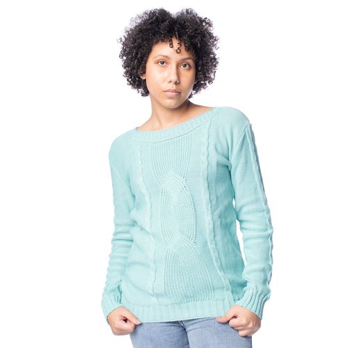 Blusa Feminina Oliveira Malhas Tricot Verde Claro