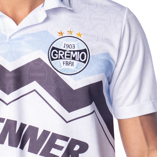 Camisa Masculina Betel Gremio Retrô Branco
