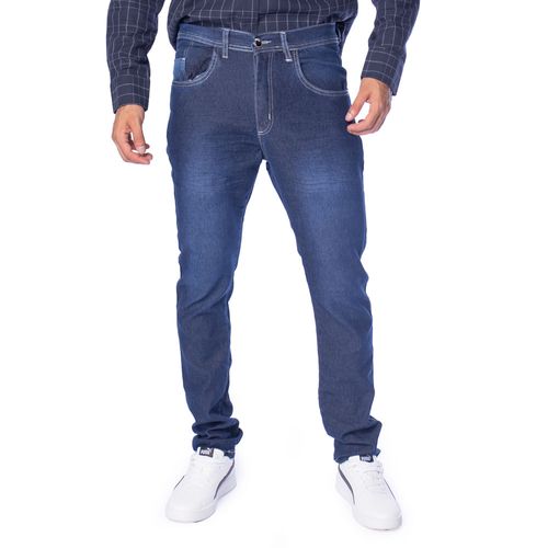 Calça Jeans Masculina The Cove Reta Frisos Azul Escuro