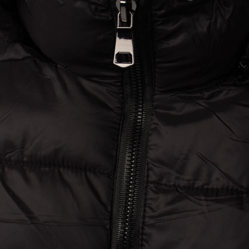 Jaqueta Feminina Facinelli Puffer Capuz Removível Preto