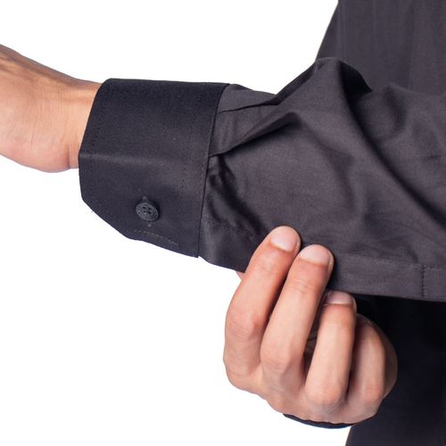 Camisa Masculina Pitt Manga Longa Preto