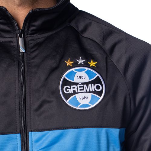 Agasalho Masculino Lotus Grêmio Preto/Azul/Branco
