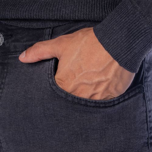 Calça Jeans Masculina Ice Jeans Sarja Ajustada Preto