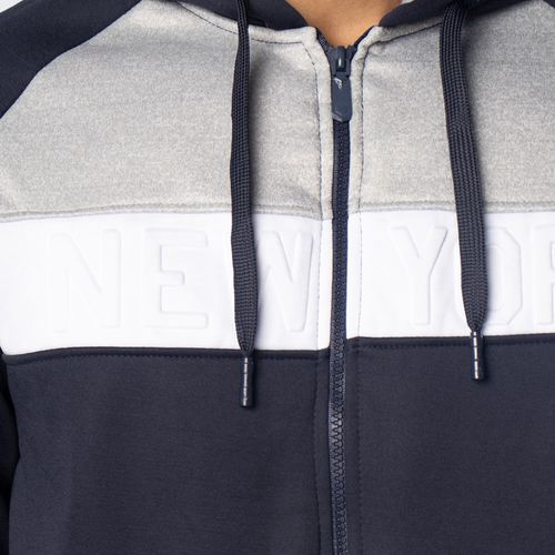 Conjunto Masculino Sea Surf Malha Marinho/Cinza/Branco